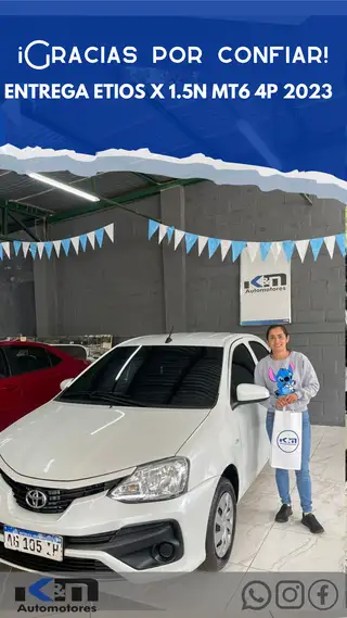 Entrega de ETIOS X 1.5N MT6 2023