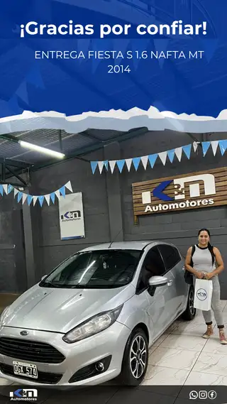 Entrega de FIESTA S 1.6 NAFTA MT 5P 2014