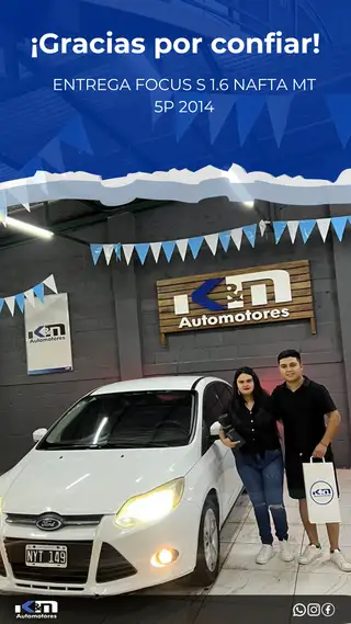 Entrega de FOCUS S 1.6 NAFTA MT 5P 2014