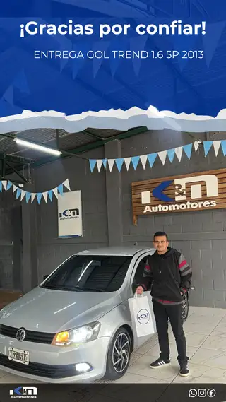 Entrega de GOL TREND 1.6 NAFTA 5P 2013